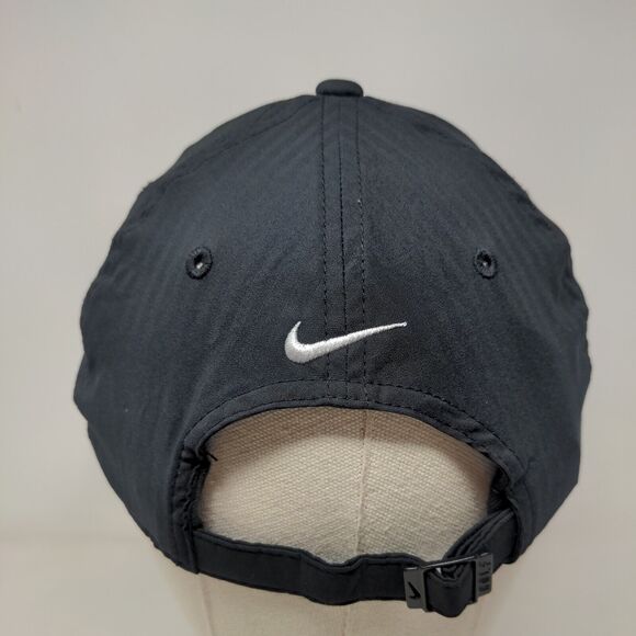 Nike Slideback Hat Black OSFM Adjustable Embroidered Swoosh Legacy91 Dri-Fit - Picture 5 of 8